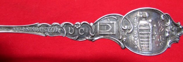 US Post Civil War, GAR Souvenir Spoon, Sterling, 36th Encampment Washington DC 1902 — image 5