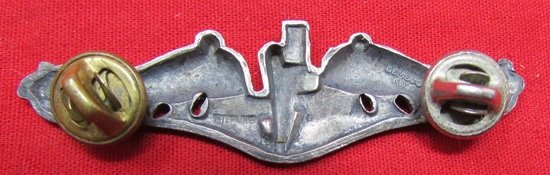 US Cold War Era, Enlisted US Navy Submarine Dolphins, Sterling, Gemsco, Clutchback — image 3