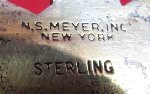 US WWII Navy Submarine Officer Dolphins, NS Meyer, Pinback, Sterling — image 4