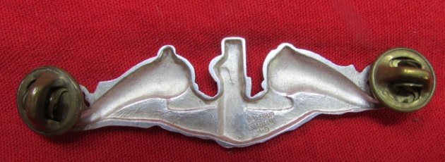 US Korean War-Vietnam Era Submarine Enlisted Dolphins, Sterling, Balfour, Clutchback — image 3