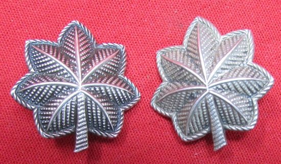 US WWII Era, Army Lieutenant Colonel Shoulder Rank, NS Meyer, Sterling — image 2