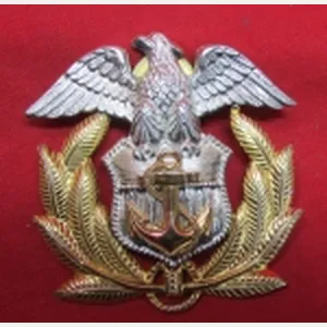 US WWII-Cold War Era Coast Guard Officers Visor Hat Emblem, …