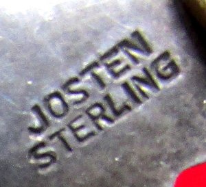 US Post WWII USAF Command Pilot Wings, Clutchback, Josten Mfg, Sterling — image 4