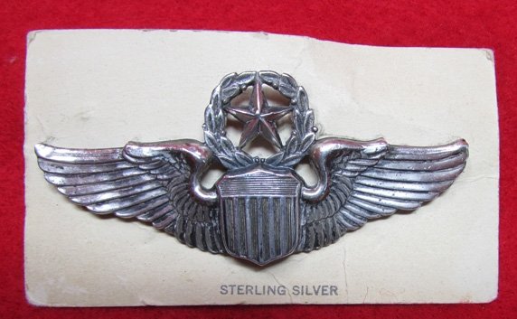 US Post WWII USAF Command Pilot Wings, Sterling, Dondero Wash. D.C. — image 2