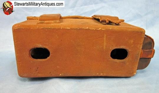  Japanese WWII Rubberized Canvas Rear Ammunition Pouch & Oiler — image 5