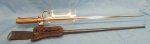 French WWI 1886 Lebel Bayonet and Frog
