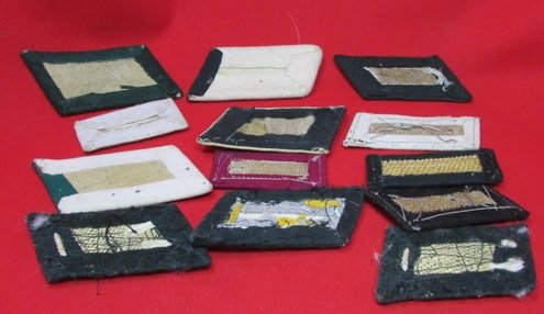 German WWII Collar Tab Lot, 12 Pieces — image 3