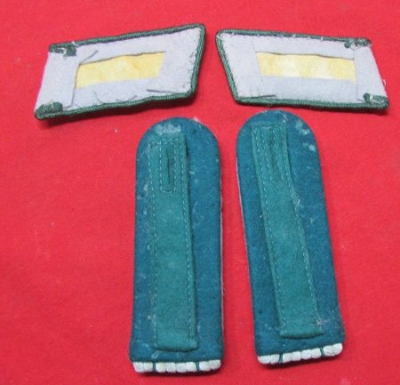 German WWII Heer Beamte Officer Shoulder Board & Collar Tab Set — image 4