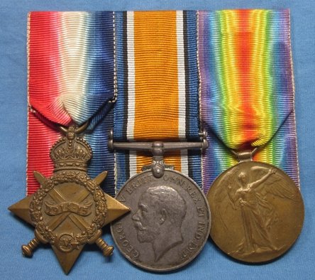 British WWI Royal Navy Trio, Hylott, Stoker 2nd Class. — image 2