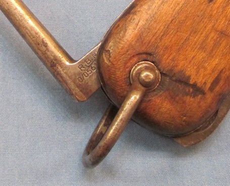 German WWII Luftwaffe Gravity Knife, Take Down Model, RB Numbered — image 5