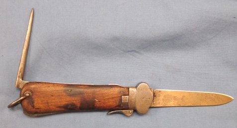 German WWII Luftwaffe Gravity Knife, Take Down Model, RB Numbered — image 6