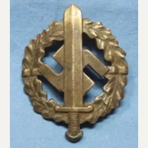 German WWII SA Sports Badge, Bronze, Berg & Nolte Mfg.