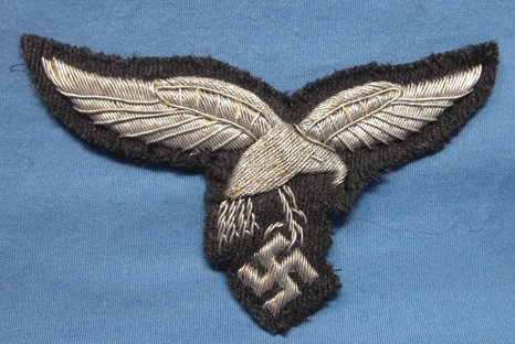 German WWII Luftwaffe Officers Wire Embroidered Drooptail Coat Eagle — image 2