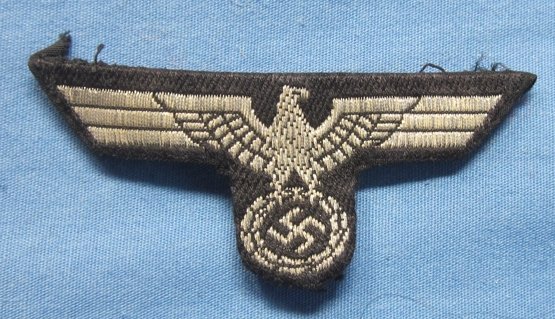 German WWII Panzer Flat Wire Embroidered Cap Eagle — image 2