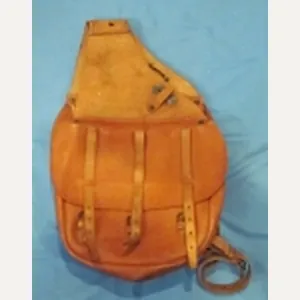 US WWI-WWII, M1904 Leather Saddlebags, Canvas Liners & Two White …