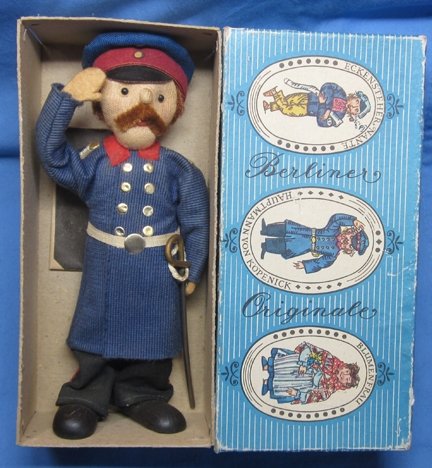 German Cold War Era, DDR Berlin Souvenir Doll, Hauptmann Kopenick — image 2