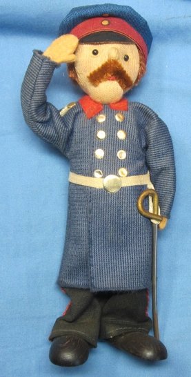 German Cold War Era, DDR Berlin Souvenir Doll, Hauptmann Kopenick — image 3
