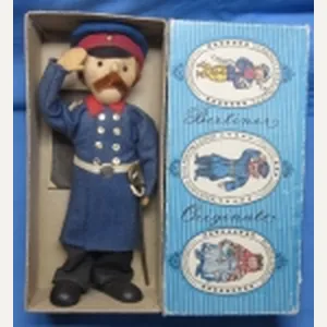 German Cold War Era, DDR Berlin Souvenir Doll, Hauptmann Kopenick