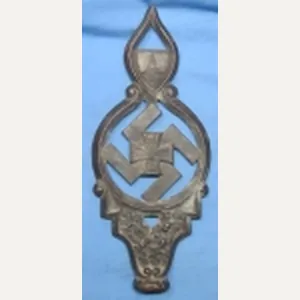 German WWII Veterans Association Flag Pole Top