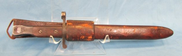  Canadian WWI First Model Ross Rifle Bayonet and  Scabbard — image 2