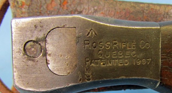  Canadian WWI First Model Ross Rifle Bayonet and  Scabbard — image 3