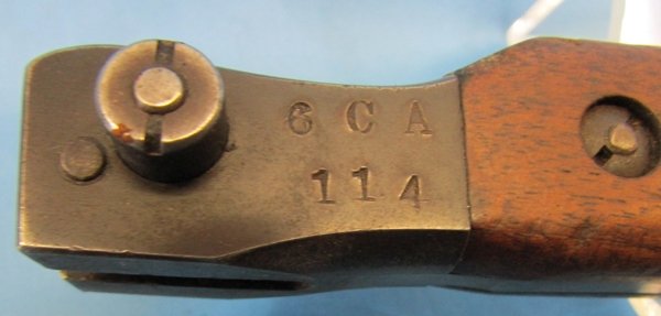  Canadian WWI First Model Ross Rifle Bayonet and  Scabbard — image 6
