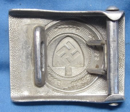 German WWII RAD Enlisted Buckle, Assmann 36 — image 3