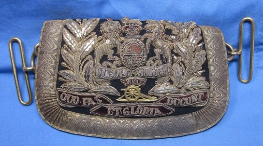 British Victorian Era, Royal Artillery Officer Baldric Pouch — image 2