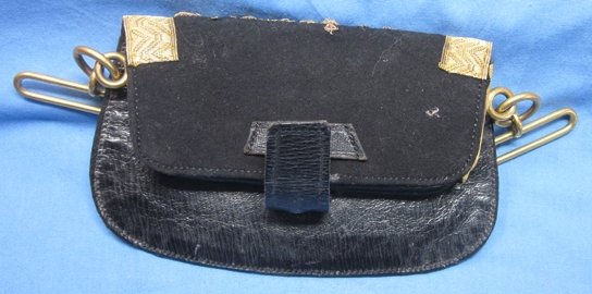 British Victorian Era, Royal Artillery Officer Baldric Pouch — image 3