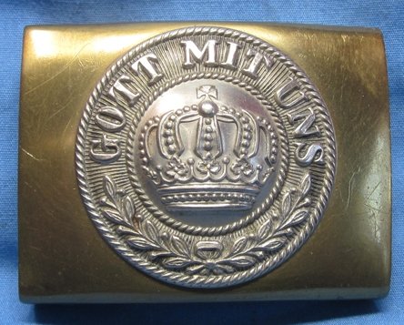 German WWI M1895 Prussian Enlisted Buckle — image 2