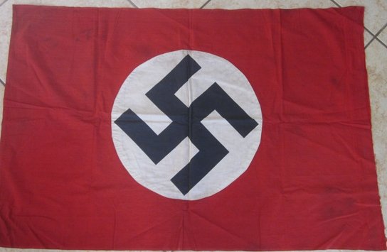 German WWII NSDAP Flag, Double Sided, 30x44 Inches — image 2