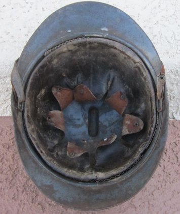 French WWI, Adrian Helmet, Colonial Infantry, Complete — image 5