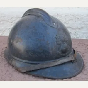 French WWI, Adrian Helmet, Colonial Infantry, Complete