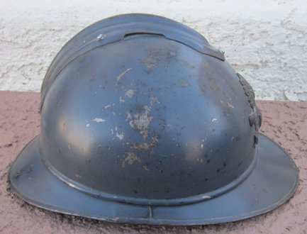 French WWI Adrian Helmet, Artillery Troops — image 3