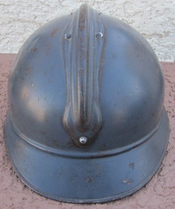 French WWI Adrian Helmet, Artillery Troops — image 4