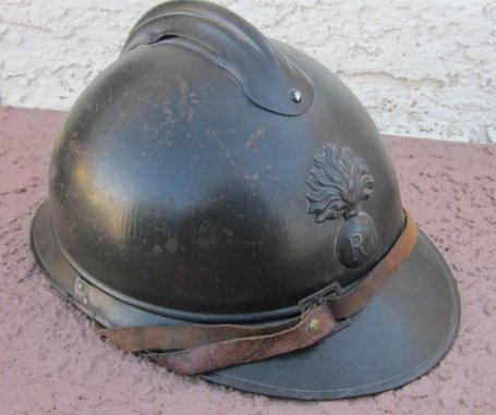 French WWI Adrian Helmet, Infantry Troops — image 2