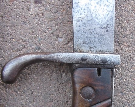 German WWI S98/05 Butcher Bayonet, Gottlieb-Hammesfahr 1916 — image 6