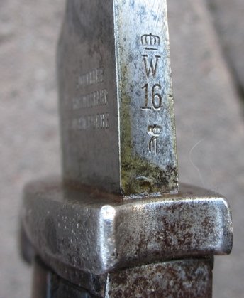 German WWI S98/05 Butcher Bayonet, Gottlieb-Hammesfahr 1916 — image 7