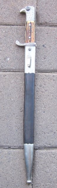 German WWII, Police Dress Bayonet, Horster Mfg., Matching, S.Ka.I.137. — image 3