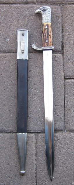 German WWII, Police Dress Bayonet, Horster Mfg., Matching, S.Ka.I.137. — image 6