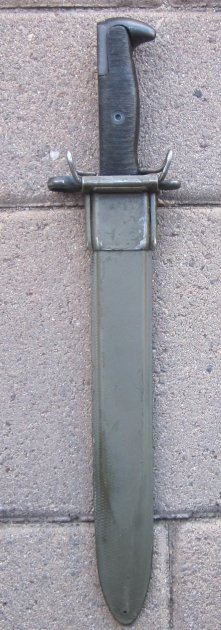 US WWII M1 Garand Bayonet & Scabbard, AFH — image 4