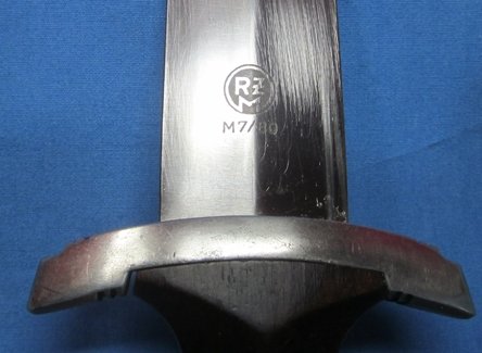 German WWII SA Enlisted Dagger, RZM M7/80, Gustav Spitzer — image 3
