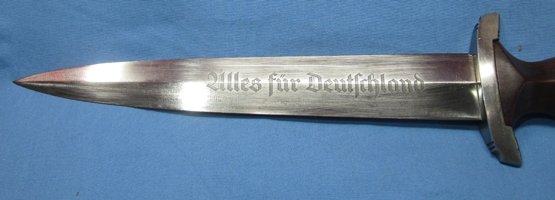 German WWII SA Enlisted Dagger, RZM M7/80, Gustav Spitzer — image 4