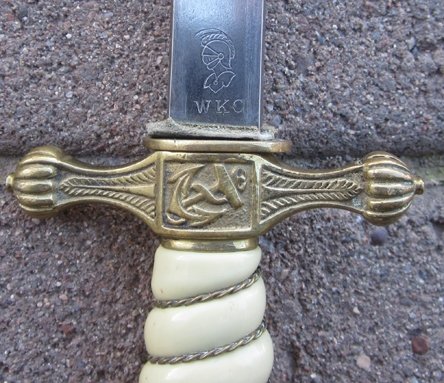 German WWII Kriegsmarine Officers Dress Dagger, WKC Mfg. — image 5