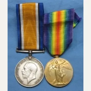 British WWI Duo, British War Medal & Victory, Highland Light …