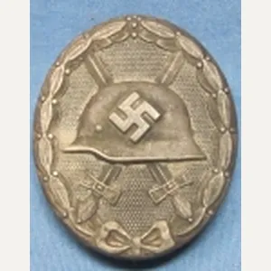 German WWII Silver Wound Badge, Maker Marked 30