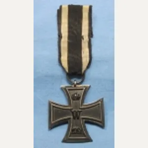 German WWI Iron Cross 2nd Class, Original Ribbon