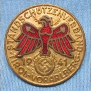 German WWII Standschutzen Tirol-Voralberg 1941Badge