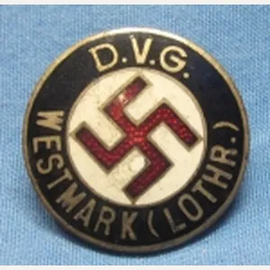 German WWII NSDAP Westmark Badge M9/312