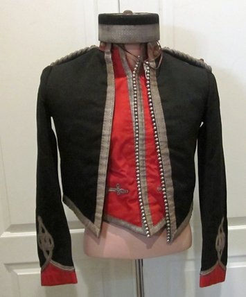 British Victorian Era, Volunteer Royal Artillery 2nd Lt. Mess Jacket, Waistcoat & Forage Cap, Identified — image 2